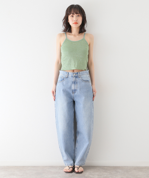 SLOBE citron.（スローブシトロン）の「SLOBE citron. キラキラキャミ（キャミソール・レディース・グリーン/ピンク・FREE）」の18枚目の写真