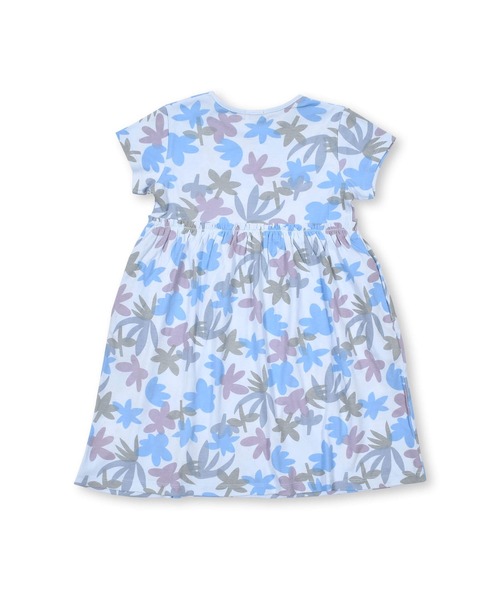 BeBe（ベベ）の「BeBe/アートフラワープリントワンピース(90~140cm)（ワンピース・キッズ・ブルー系その他/ピンク系その他・100/110/90/130/120/140）」の7枚目の写真