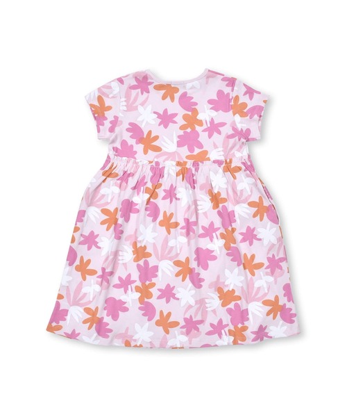 BeBe（ベベ）の「BeBe/アートフラワープリントワンピース(90~140cm)（ワンピース・キッズ・ブルー系その他/ピンク系その他・100/110/90/130/120/140）」の14枚目の写真