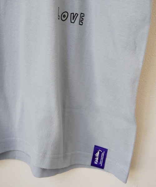 Keith Haring（キース・ヘリング）の「【 Keith Haring / キースヘリング 】 アート プリント Tシャツ ( HEART )（Tシャツ/カットソー・メンズ・ホワイト/グレイッシュブルー/スミクロ/オフホワイト・XL/L/M）」の17枚目の写真