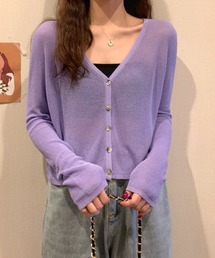シースルーカーディガン