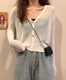 シースルーカーディガン