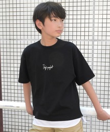 GLAZOS | 【接触冷感】裾レイヤード半袖Tシャツ(Tシャツ/カットソー)