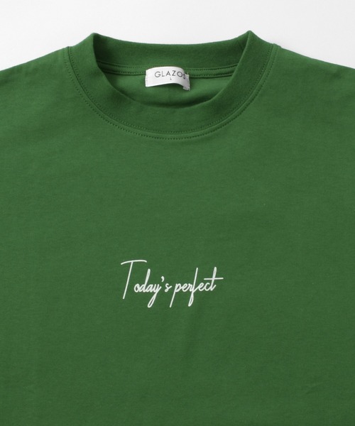 GLAZOS（グラソス）の「【接触冷感】裾レイヤード半袖Tシャツ（Tシャツ/カットソー・キッズ・インディゴブルー/グリーン/ブラック/ブルー・130cm/140cm/150cm/160cm/170cm）」の5枚目の写真