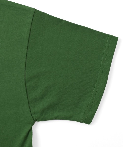 GLAZOS（グラソス）の「【接触冷感】裾レイヤード半袖Tシャツ（Tシャツ/カットソー・キッズ・インディゴブルー/グリーン/ブラック/ブルー・130cm/140cm/150cm/160cm/170cm）」の11枚目の写真