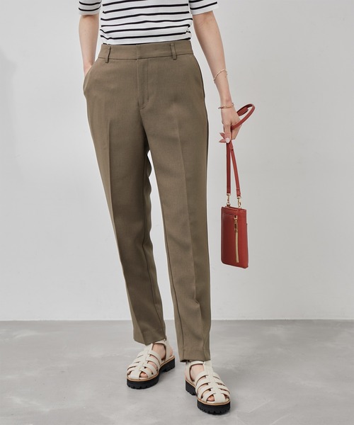 ROPE' PICNIC（ロペピクニック）の「Powder Twill Stretch テーパードパンツ（その他パンツ・レディース・ブラック/ダークブラウン/ブルー・36/38/40）」の3枚目の写真