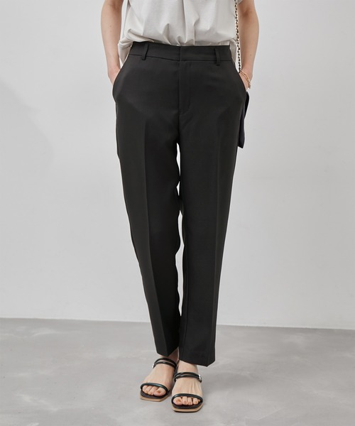 ROPE' PICNIC（ロペピクニック）の「Powder Twill Stretch テーパードパンツ（その他パンツ・レディース・ブラック/ダークブラウン/ブルー・36/38/40）」の2枚目の写真