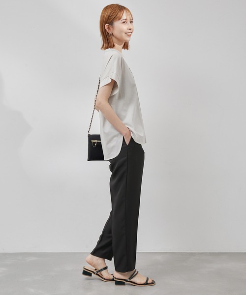 ROPE' PICNIC（ロペピクニック）の「Powder Twill Stretch テーパードパンツ（その他パンツ・レディース・ブラック/ダークブラウン/ブルー・36/38/40）」の19枚目の写真