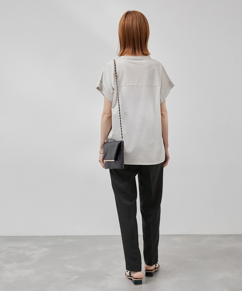 ROPE' PICNIC（ロペピクニック）の「Powder Twill Stretch テーパードパンツ（その他パンツ・レディース・ブラック/ダークブラウン/ブルー・36/38/40）」の16枚目の写真