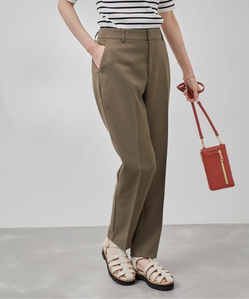 ROPE' PICNIC（ロペピクニック）の「Powder Twill Stretch テーパードパンツ（その他パンツ・レディース・ブラック/ダークブラウン/ブルー・36/38/40）」の4枚目の写真