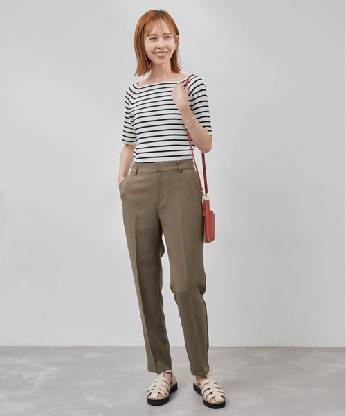 ROPE' PICNIC（ロペピクニック）の「Powder Twill Stretch テーパードパンツ（その他パンツ・レディース・ブラック/ダークブラウン/ブルー・36/38/40）」の13枚目の写真