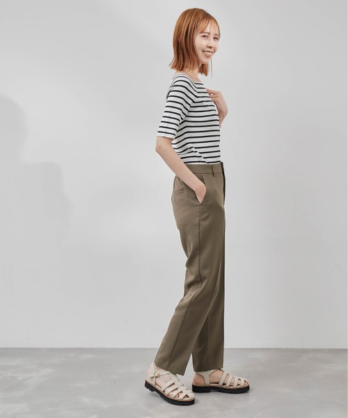 ROPE' PICNIC（ロペピクニック）の「Powder Twill Stretch テーパードパンツ（その他パンツ・レディース・ブラック/ダークブラウン/ブルー・36/38/40）」の10枚目の写真