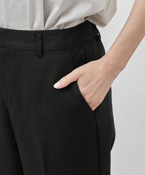 ROPE' PICNIC（ロペピクニック）の「Powder Twill Stretch テーパードパンツ（その他パンツ・レディース・ブラック/ダークブラウン/ブルー・36/38/40）」の9枚目の写真