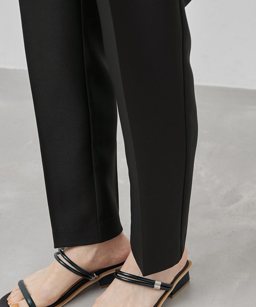 ROPE' PICNIC（ロペピクニック）の「Powder Twill Stretch テーパードパンツ（その他パンツ・レディース・ブラック/ダークブラウン/ブルー・36/38/40）」の21枚目の写真
