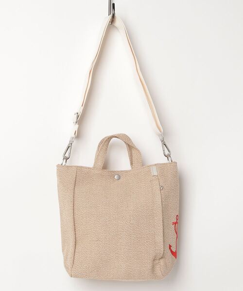 ROOTOTE(ルートート)の「ROOTOTE 雑材2WAYミニトートバッグ(トートバッグ・メンズ・ベージュ系その他3/ベージュ系その他2/ベージュ系その他・FREE)」の3枚目の写真