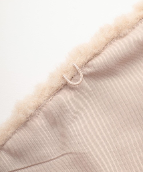 MILKFED.（ミルクフェド）の「FUR VEST（ベスト・レディース・ブラック/ブラウン/オフホワイト・ONE SIZE）」の4枚目の写真