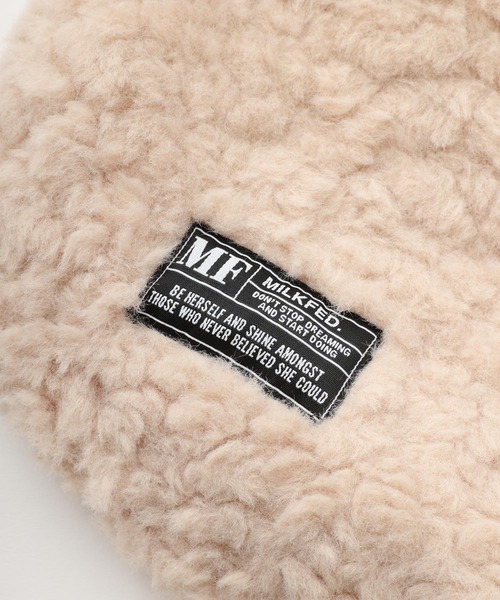 MILKFED.（ミルクフェド）の「FUR VEST（ベスト・レディース・ブラック/ブラウン/オフホワイト・ONE SIZE）」の12枚目の写真