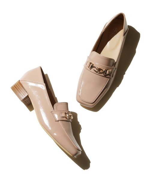 ROPE' PICNIC(ロペピクニック)の「スクエアトゥビットローファーバブーシュ(ローファー・レディース・ブラック/キナリ/ピンク系その他2・23.0cm/23.5cm/24.0cm/24.5cm/25.0cm)」の6枚目の写真