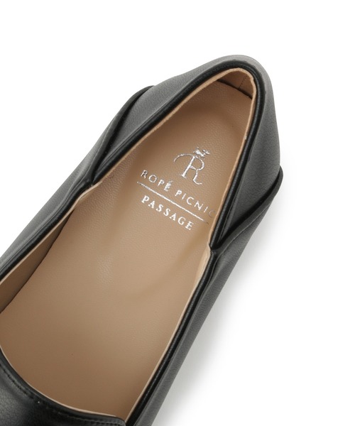 ROPE' PICNIC(ロペピクニック)の「スクエアトゥビットローファーバブーシュ(ローファー・レディース・ブラック/キナリ/ピンク系その他2・23.0cm/23.5cm/24.0cm/24.5cm/25.0cm)」の11枚目の写真