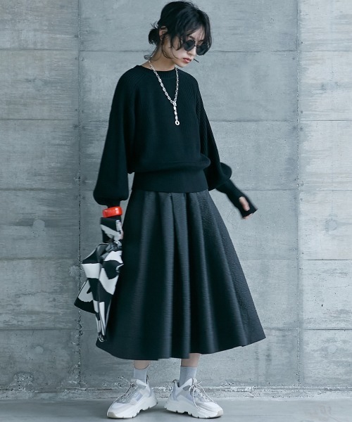 GEVS.(ジェイヴィス)の「<大きいサイズ> 2WAYニットカーディガン GEVS.(カーディガン/ボレロ・レディース・レッド/ブラック/ブルー・L/LL/3L/4L/5L)」の12枚目の写真