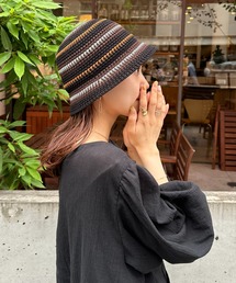 DISCOAT | 【ユニセックス】ランダムボーダーサーモハット(ハット)