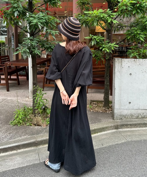 DISCOAT(ディスコート)の「【ユニセックス】ランダムボーダーサーモハット(ハット・レディース・ブラック/ベージュ・FREE)」の13枚目の写真