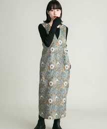 KBF | 『WEB/一部店舗限定』ジャガードIラインワンピース(ワンピース)