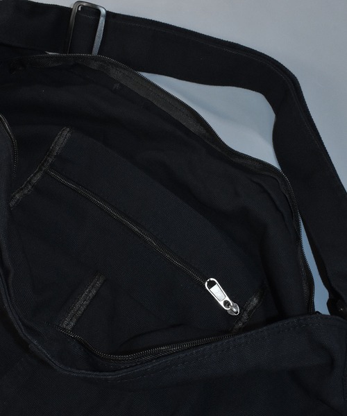 DOUBLE STEAL（ダブルスティール）の「ビッグホーボーバッグ（トートバッグ・メンズ・ブラック/ベージュ・FREE）」の6枚目の写真