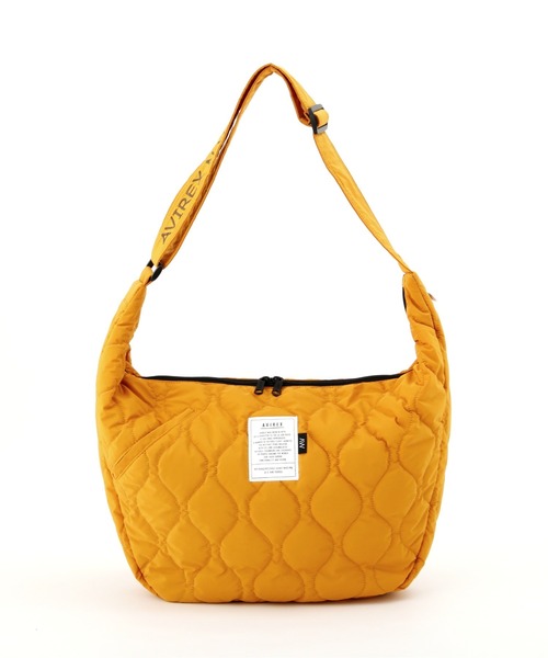 AVIREX（アヴィレックス）の「【限定】BONDING QUILTING SHOULDER BAG/ボンディング キルティングショルダーバッグ（ショルダーバッグ・レディース・オレンジ/ブラック/オリーブ/ネイビー/マスタード・FREE/F）」の14枚目の写真