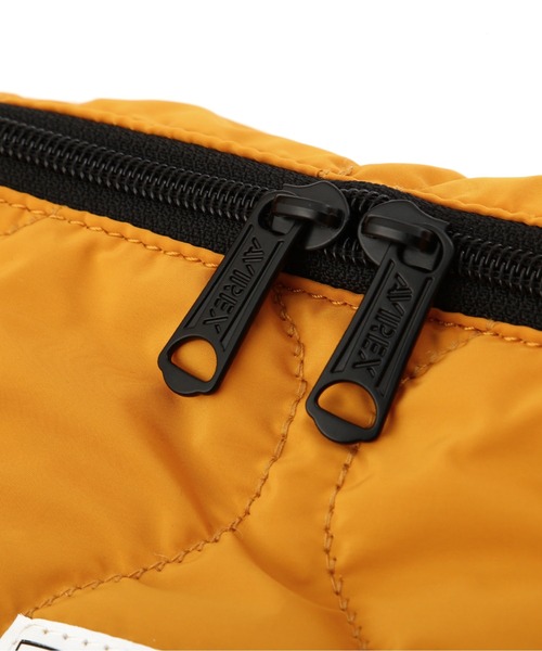 AVIREX（アヴィレックス）の「【限定】BONDING QUILTING SHOULDER BAG/ボンディング キルティングショルダーバッグ（ショルダーバッグ・レディース・オレンジ/ブラック/オリーブ/ネイビー/マスタード・FREE/F）」の21枚目の写真