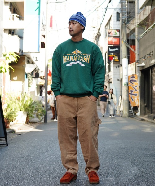MANASTASH(マナスタッシュ)の「MANASTASH/マナスタッシュ/CASCADE SWEATSHIRTS EST. 1993(スウェット・メンズ・ブラック/ダークグリーン/オートミール・XL/M/2XL/L)」の18枚目の写真