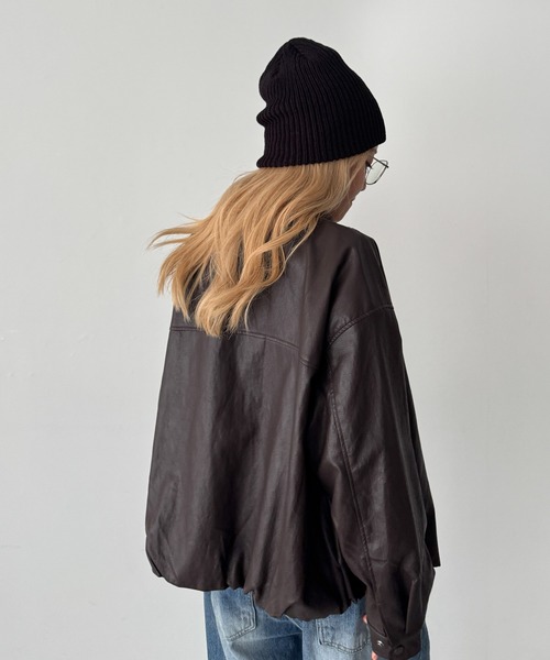 CANAL JEAN(キャナルジーン)の「El mar カラーリブニットCAP(ニットキャップ/ビーニー・レディース・ブラック/ヘザーグレー/チャコールグレー/オフホワイト/グリーン/ベージュ/モカ・ONE SIZE)」の18枚目の写真
