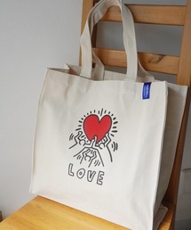 dictionary（ディクショナリー）の「【 Keith Haring / キースへリング 】 アートプリント スクエア トート バッグ（トートバッグ）」