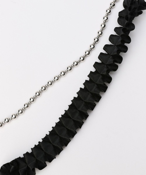 Me%（ミィパーセント）の「フリル2WAYモバイルストラップ　977890（スマホグッズ・レディース・ブラック/アイボリー/ホワイト/グレー・FREE）」の14枚目の写真