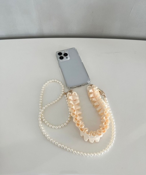 Me%（ミィパーセント）の「フリル2WAYモバイルストラップ　977890（スマホグッズ・レディース・ブラック/アイボリー/ホワイト/グレー・FREE）」の17枚目の写真