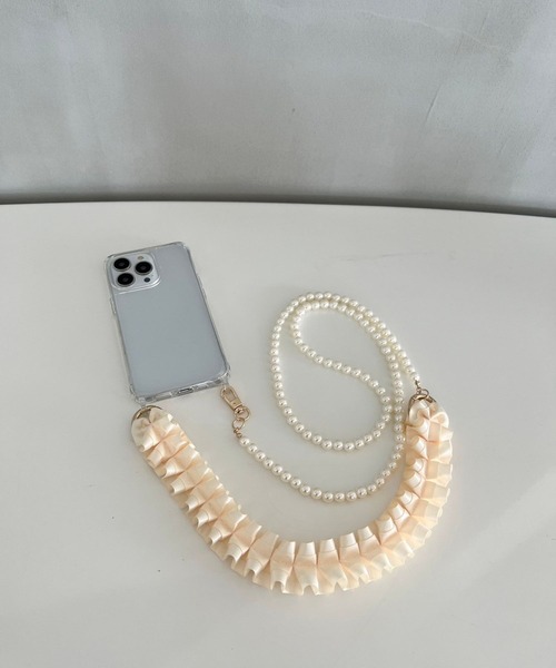 Me%（ミィパーセント）の「フリル2WAYモバイルストラップ　977890（スマホグッズ・レディース・ブラック/アイボリー/ホワイト/グレー・FREE）」の19枚目の写真