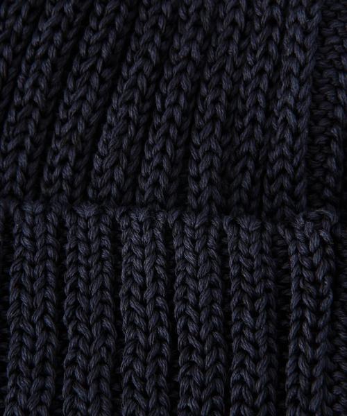 BEAUTY&YOUTH UNITED ARROWS（ビューティーアンドユースユナイテッドアローズ）の「＜Racal＞ RIB KNIT CAP 15FW/ニット帽◆（ニットキャップ/ビーニー・メンズ・ホワイト/ブラック/グレー/ネイビー・ONE）」の5枚目の写真