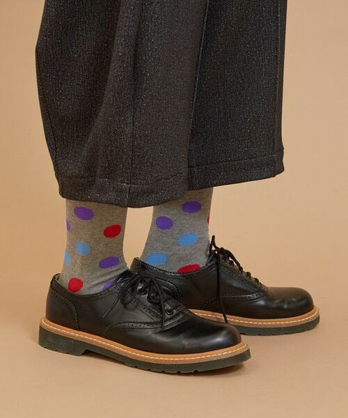 FRAPBOIS（フラボア）の「フローラソックス（ソックス/靴下・レディース・グレー/ブラック/グリーン・FREE）」の10枚目の写真