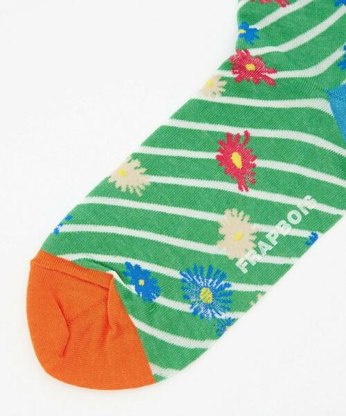 FRAPBOIS（フラボア）の「フローラソックス（ソックス/靴下・レディース・グレー/ブラック/グリーン・FREE）」の16枚目の写真