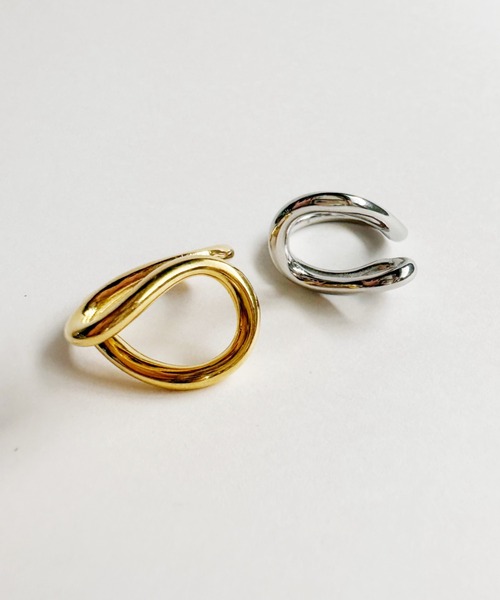 sowang（ソワン）の「【ステンレス】 ぷっくりヒネリデザインリング（リング・レディース・シルバー/ゴールド・13/11）」の16枚目の写真