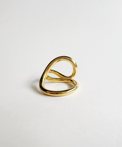 sowang（ソワン）の「【ステンレス】 ぷっくりヒネリデザインリング（リング・レディース・シルバー/ゴールド・13/11）」の14枚目の写真