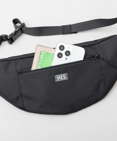MEI（メイ）の「軽量 ポリエステル ウエストポーチ（ボディバッグ/ウエストポーチ・メンズ・ブラック・FREE）」の15枚目の写真