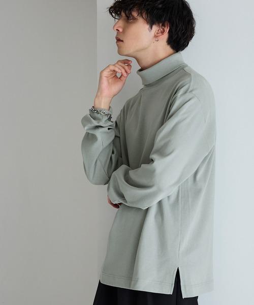 オーバーサイズフライスタートルネックL/Sカットソー MONO-MART│MONO