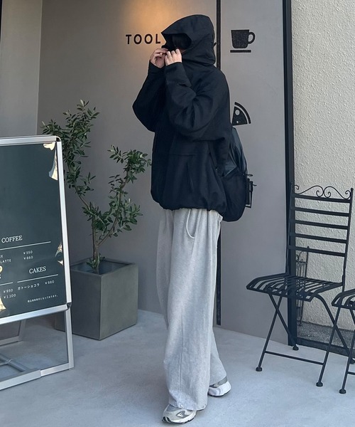 PICSAS（ピクサス）の「【PICSAS】ユーティリティーナイロンマウンテンパーカー（マウンテンパーカー・メンズ・ブラック/グレー・M/L）」の12枚目の写真