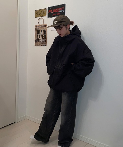 PICSAS（ピクサス）の「【PICSAS】ユーティリティーナイロンマウンテンパーカー（マウンテンパーカー・メンズ・ブラック/グレー・M/L）」の16枚目の写真