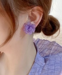 YU-KA:カラーフラワーピアス