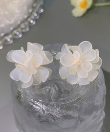 YU-KA:カラーフラワーピアス