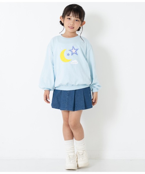 ANAP kids（アナップキッズ）の「ウエストロゴインパン付きプリーツ