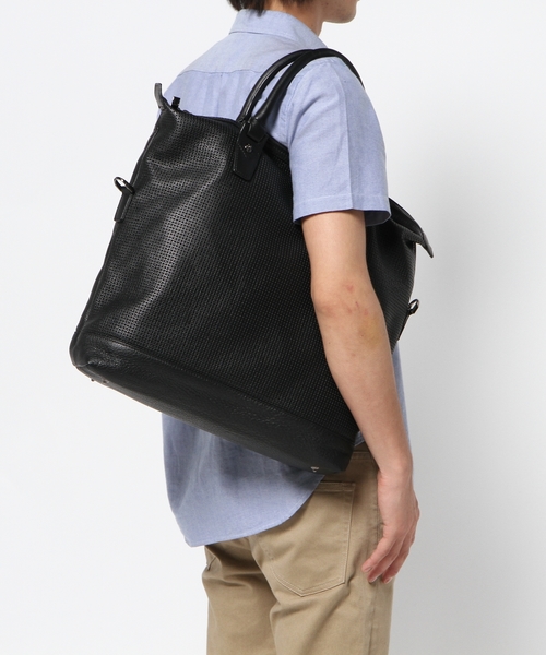 JOSEPH（ジョセフ）の「パンチングレザー2WAYトート（ショルダーバッグ