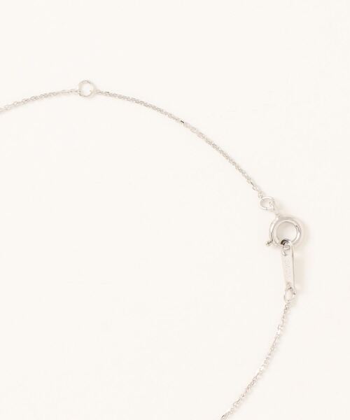 ESTELLE（エステール）の「5月誕生石 シルバー エメラルド ネックレス ESTELLE/エステール WEB限定（ネックレス・レディース・ホワイト・40cm）」の6枚目の写真